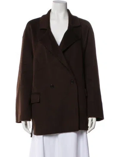 Pre-owned Loulou Studio Wool Blazer In Brown