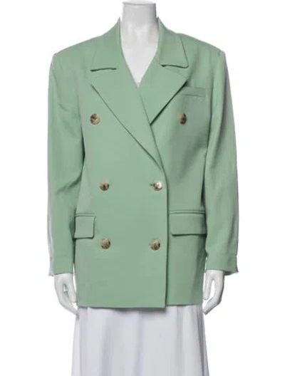 Pre-owned Loulou Studio Wool Blazer In Green