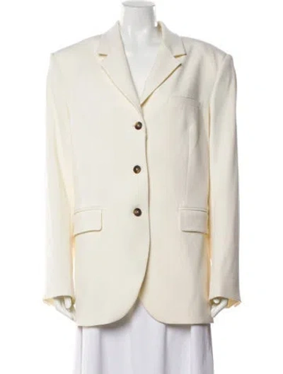 Pre-owned Loulou Studio Wool Blazer In Neutral