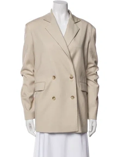 Pre-owned Loulou Studio Wool Blazer In Neutral