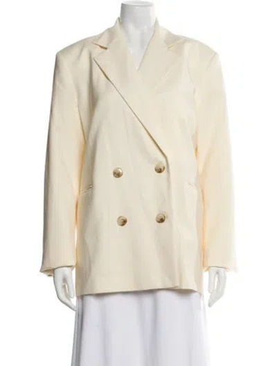 Pre-owned Loulou Studio Wool Blazer In Neutral