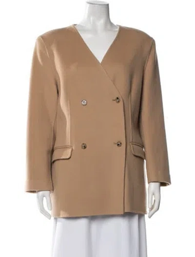 Pre-owned Loulou Studio Wool Blazer In Neutrals