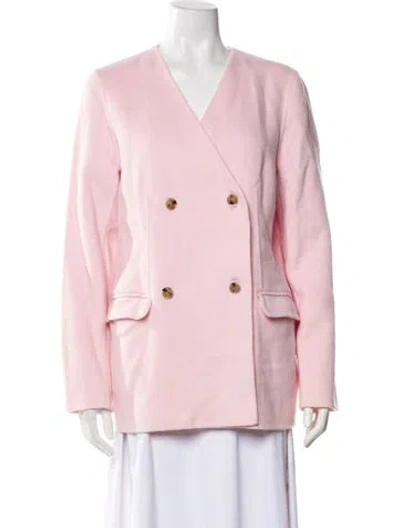 Pre-owned Loulou Studio Wool Blazer In Pink