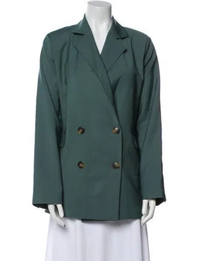 Pre-owned Loulou Studio Wool Blazer W/ Tags In Blue