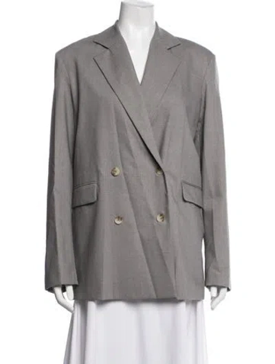 Pre-owned Loulou Studio Wool Blazer W/ Tags In Grey