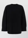 Loulou Studio Loulou Black Wool Blend Oversize Safi Sweater In Black