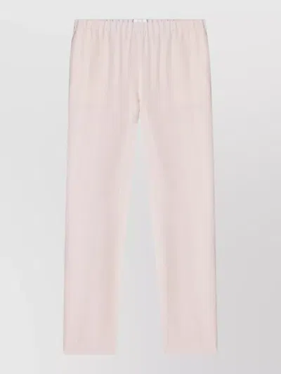 Loulou Studio Loulou Mini Moment Straight-leg Trousers Size 36 In Pink