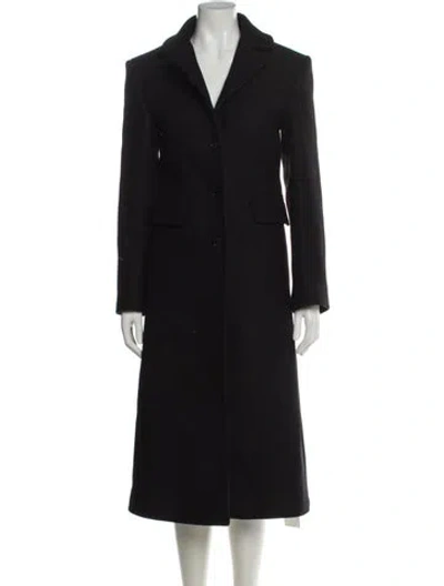 Pre-owned Loulou Studio Wool Coat In Black