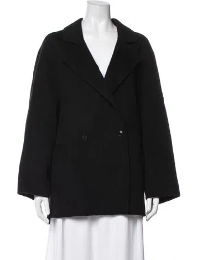 Pre-owned Loulou Studio Wool Coat In Black
