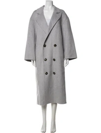 Pre-owned Loulou Studio Wool Coat In Grey