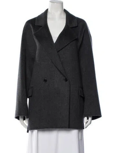 Pre-owned Loulou Studio Wool Coat In Grey