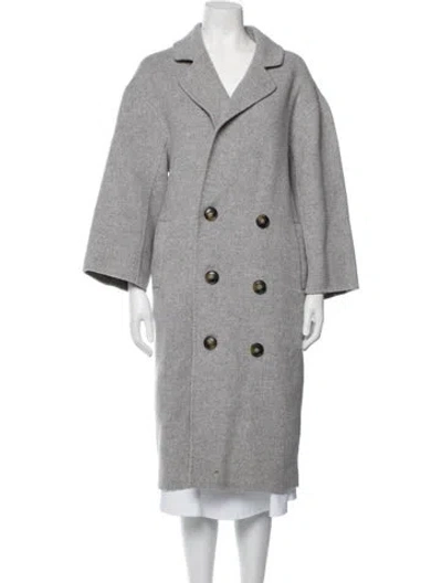 Pre-owned Loulou Studio Wool Coat In Grey