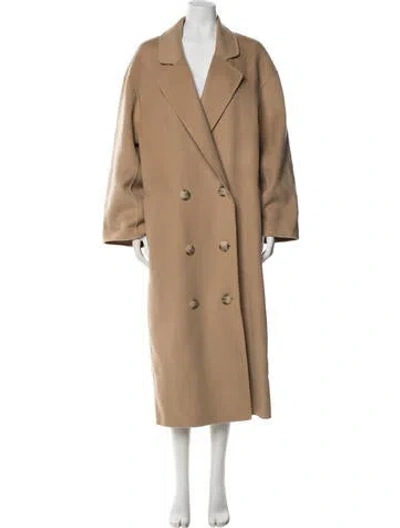 Pre-owned Loulou Studio Wool Coat In Neutral