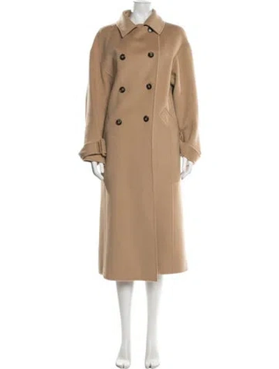 Pre-owned Loulou Studio Wool Coat In Neutrals