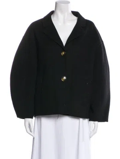 Pre-owned Loulou Studio Wool Jacket In Black