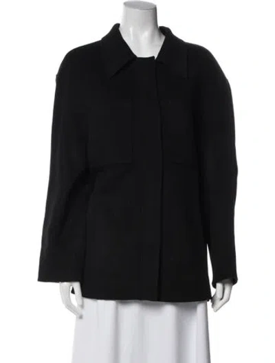 Pre-owned Loulou Studio Wool Jacket In Black