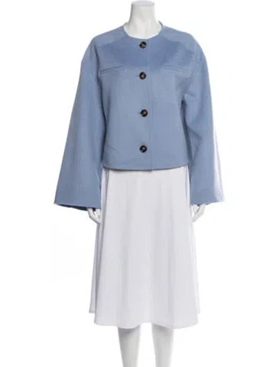 Pre-owned Loulou Studio Wool Jacket In Blue