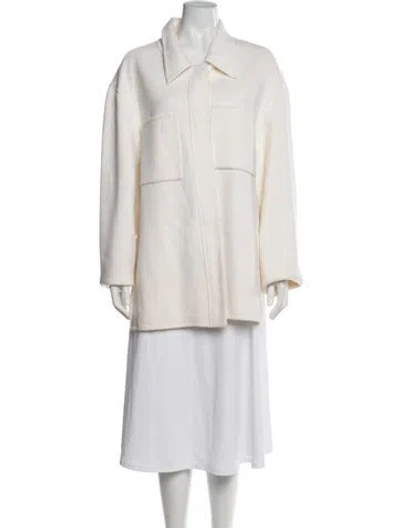 Pre-owned Loulou Studio Wool Jacket In Neutrals