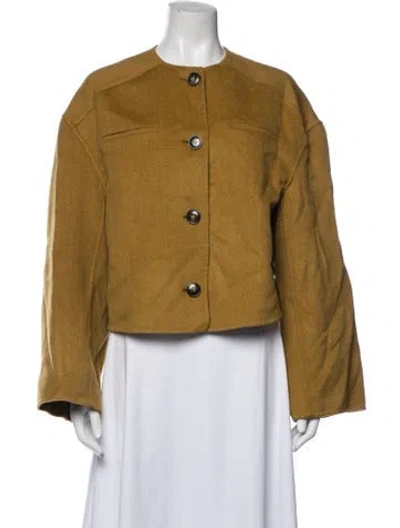 Pre-owned Loulou Studio Wool Jacket In Neutrals