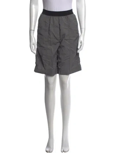 Pre-owned Loulou Studio Wool Knee-length Shorts In Black/grey