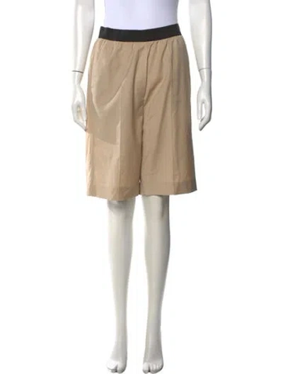 Pre-owned Loulou Studio Wool Knee-length Shorts In Neutrals