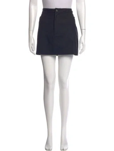 Pre-owned Loulou Studio Wool Mini Skirt In Brown