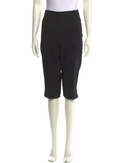 Pre-owned Loulou Studio Wool Straight Leg Pants In Black