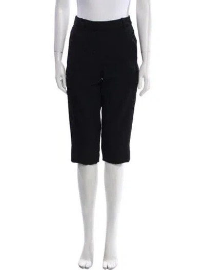 Pre-owned Loulou Studio Wool Straight Leg Pants In Blue