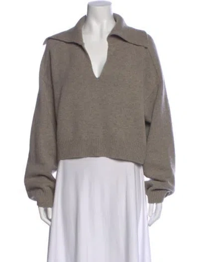 Pre-owned Loulou Studio Wool Sweater In Gray