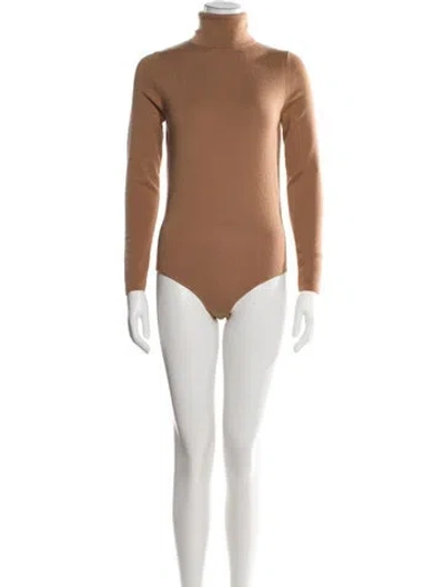 Pre-owned Loulou Studio Wool Turtleneck Sweater In Brown