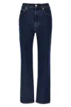 Loulou Studio Classic Wular Denim Jeans In Blue