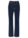 Loulou Studio Classic Wular Denim Jeans In Blue