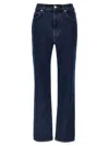 Loulou Studio Classic Wular Denim Jeans In Blue