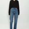Loulou Studio + Net Sustain Wular High-rise Straight-leg Organic Jeans In Blue
