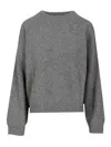 Loulou Studio Yak Blend Sweater In Gray