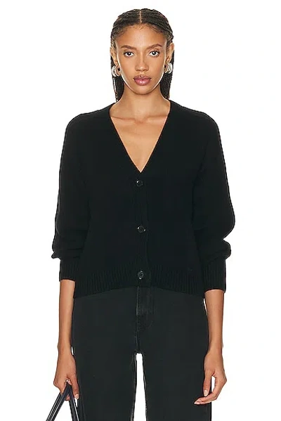 Loulou Studio Zanzibar Cardigan In Black
