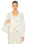 Loulou Studio Zanzibar Wool And Cashmere-blend Cardigan In Neutral