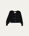 Loulou Studio Zanzibar Cropped Wool-cashmere Cardigan