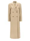 Loulou Studio Double-breasted Coat In Beige