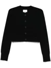 Loulou Studio Zephir Cardigan In 黑色