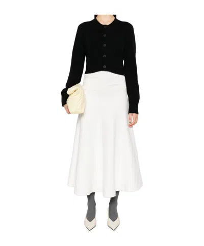 Loulou Studio Zephir Cardigan In White