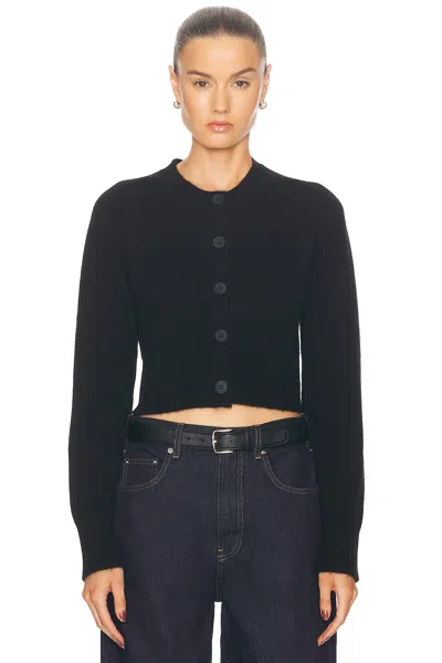 Loulou Studio Black Zephir Cardigan