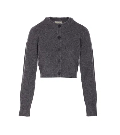 LOULOU STUDIO ZEPHIR CROPPED CARDIGAN