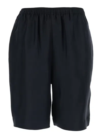 Loulou Studio Zinia Lds Loose-fit Shorts In Blue