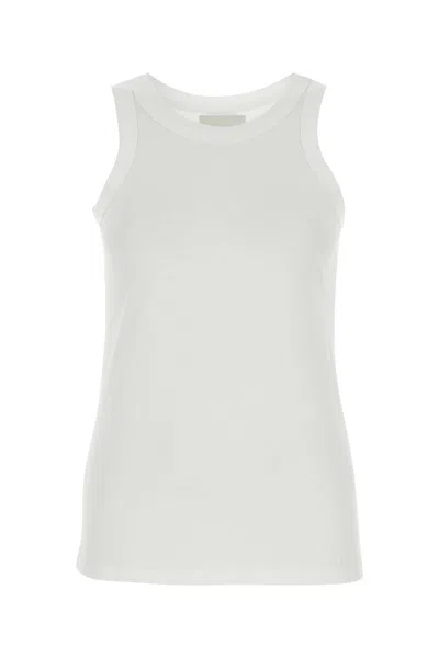 Loulou White Cotton Poso Tank Top