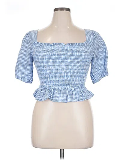 Pre-owned Louna 3/4 Sleeve Blouse In Blue