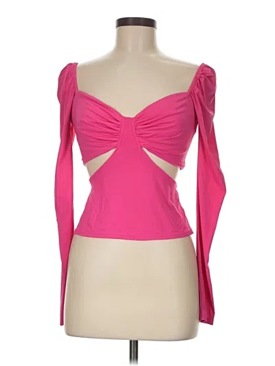 Pre-owned Louna 3/4 Sleeve Blouse In Pink