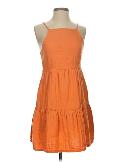 Pre-owned Louna Casual Dress In Orange