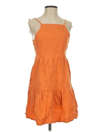 Pre-owned Louna Casual Dress In Orange