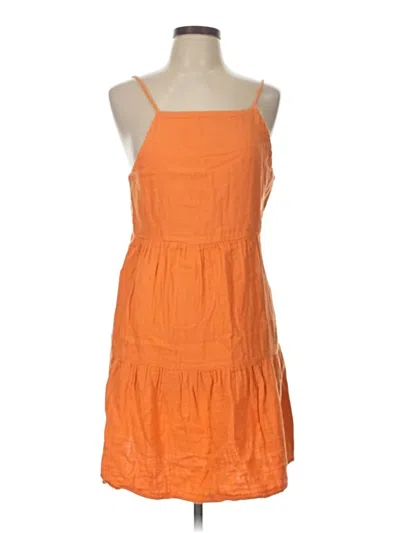Pre-owned Louna Casual Dress In Orange